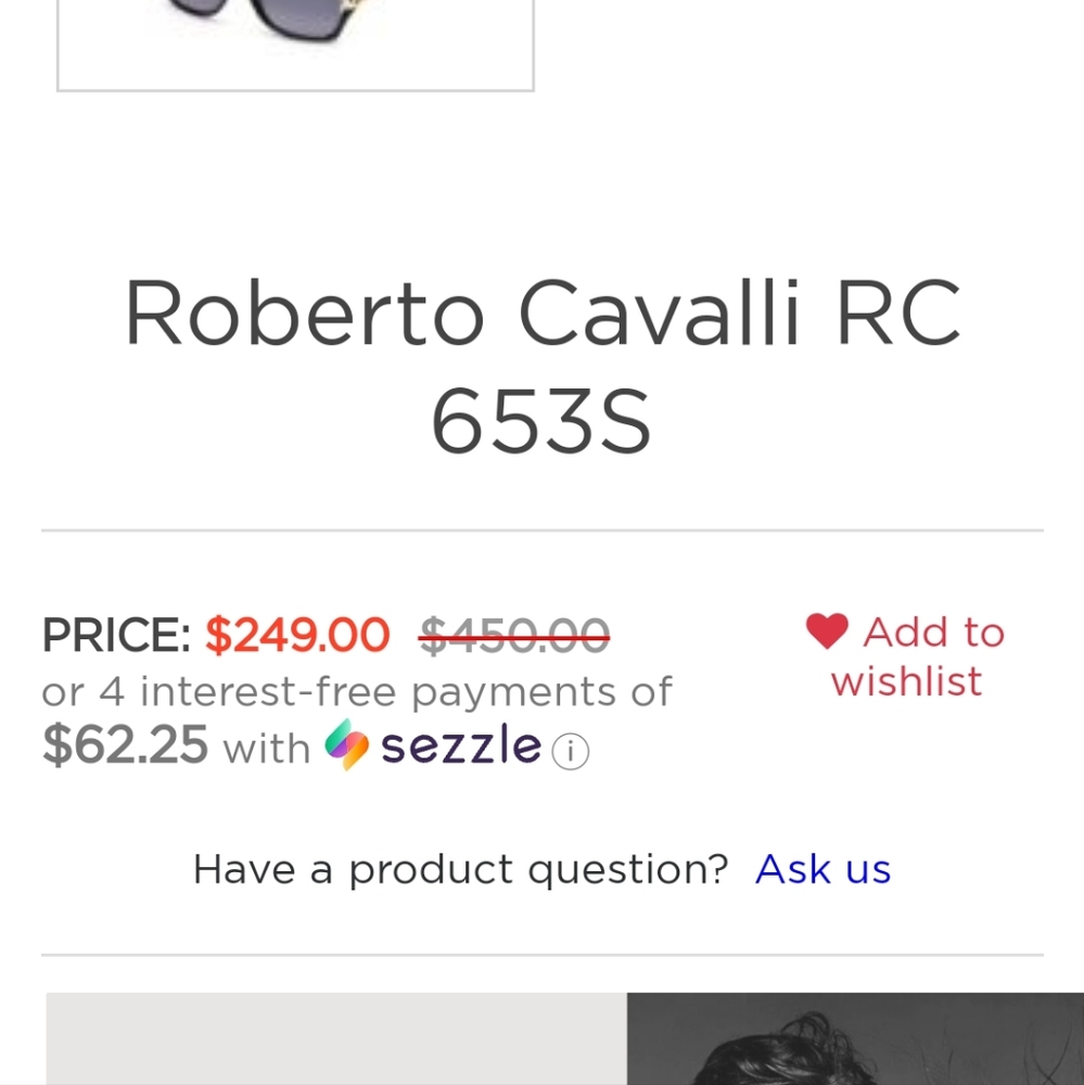 ROBERTO CAVALLI Paprika 653S Sunglasses Brown Tortoise Fram/BronzeLens-ITALY